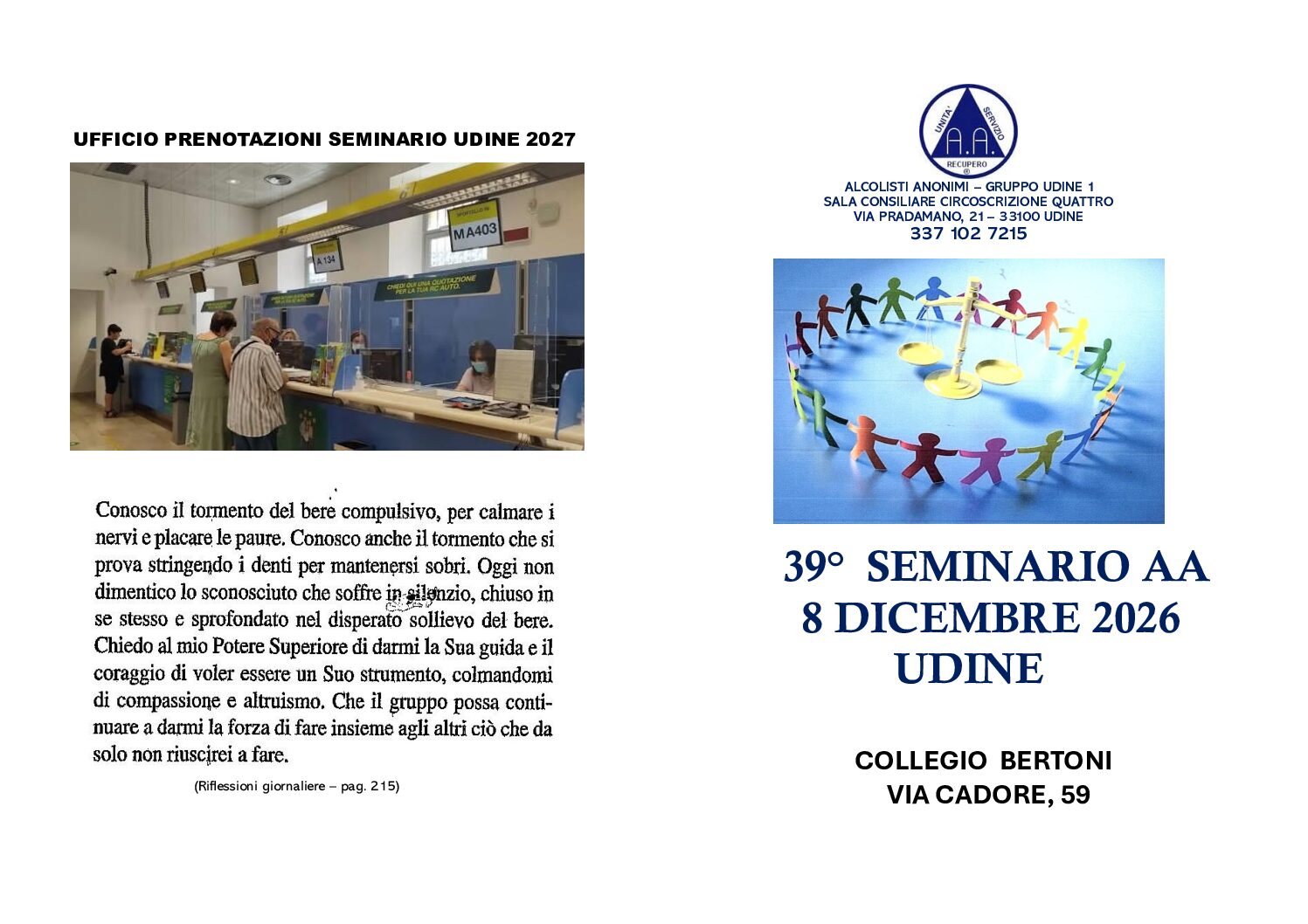 Depliant seminario Udine 2026