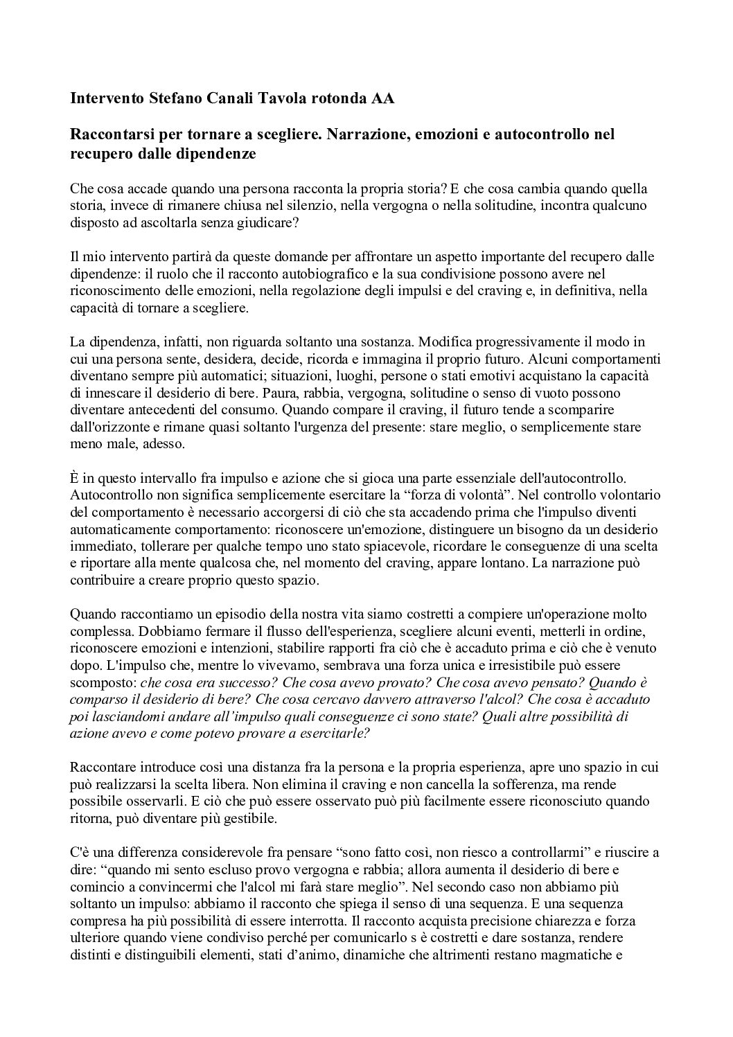 Dott. Stefano Canali