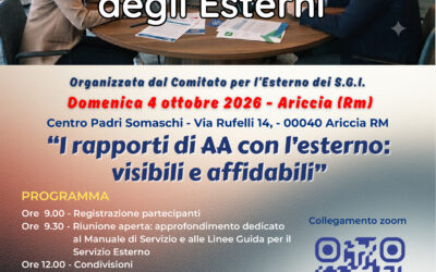 Giornata Nazionale Esterni – 2026
