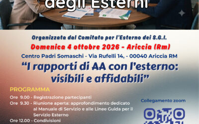 Giornata Nazionale Esterni – 2026